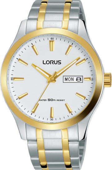 Lorus RXN60DX9 Herenhorloge zilver- en goudkleurig 40 mm