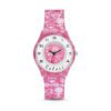 Colori Funtime 5 CLK099 Kinderhorloge met Bloemen - Siliconen Band - Ø 34 mm - Roze