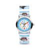 Colori Kidz 5 CLK107 Kinderhorloge met Piraten - Kunststof Band - Ø 27 mm - Wit / Blauw