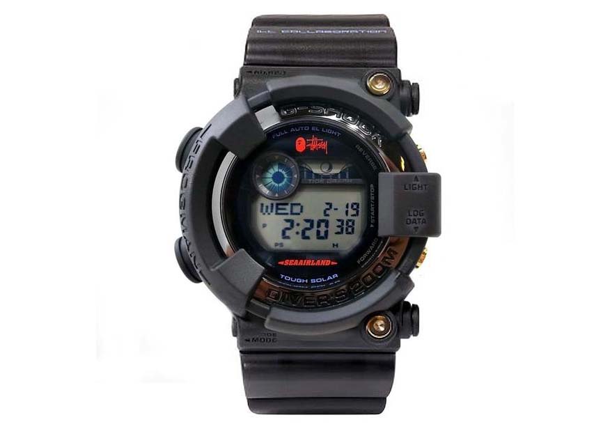 Casio G-Shock Frogman Stussy x Bape GF-8250BS-1JR