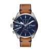 Diesel DZ4470 Ms9 Horloge chrono staal/leder