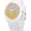 Ice-Watch horloge 'Ice Lo - White Goldplated - Medium IW013432