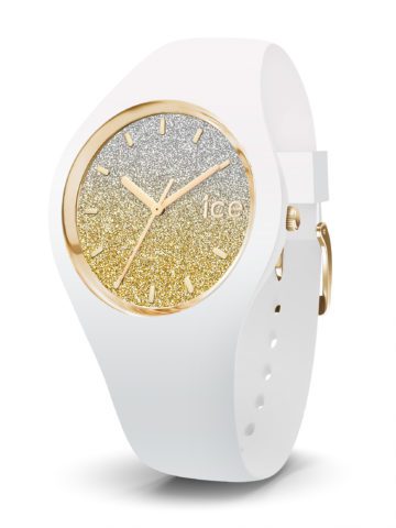 Ice-Watch horloge 'Ice Lo – White Goldplated – Medium IW013432