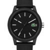 Lacoste LC2010986 L. 12.12. Polshorloge zwart 42 mm