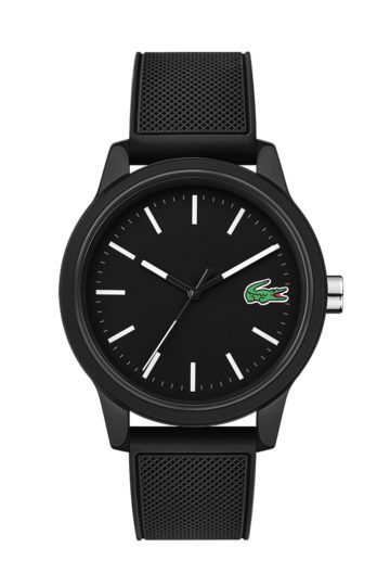 Lacoste LC2010986 L. 12.12. Polshorloge zwart 42 mm