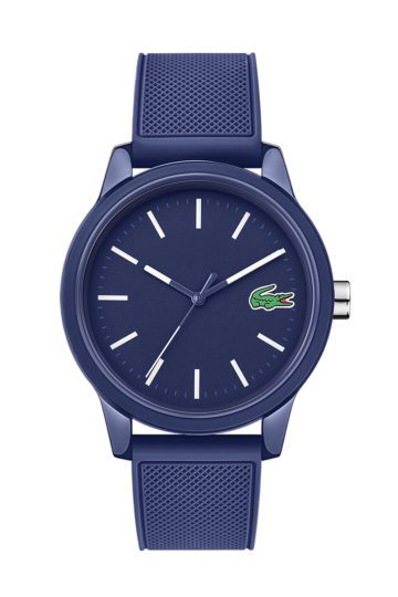 Lacoste LC2010987 L. 12.12. Herenhorloge blauw 42 mm