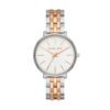 Michael Kors MK3901 Horloge Pyper staal zilver- en rosekleurig 38 mm