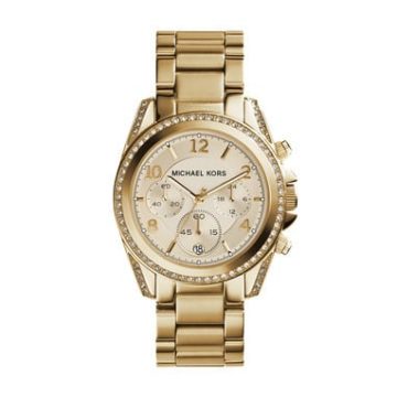 Michael Kors MK5166 horloge staal goudkleurig 40 mm