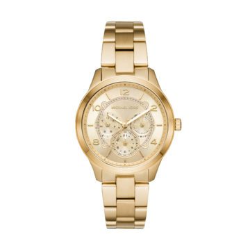 Michael Kors MK6588 Dameshorloge Runway staal goudkleurig