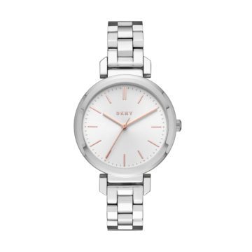 DKNY NY2582 Ellington 34 mm zilverkleurig Dameshorloge