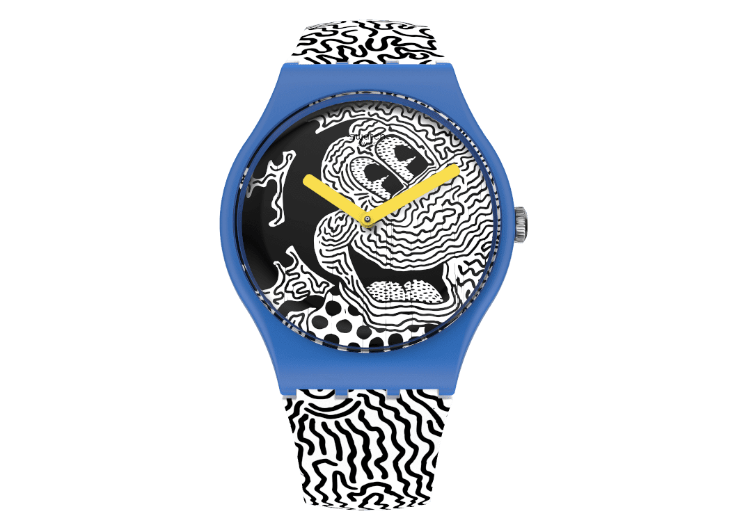 Swatch Keith Haring Eclectic Mickey SUOZ336