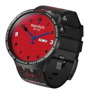 Swatch x Bape Big Bold London Edition S027Z701S
