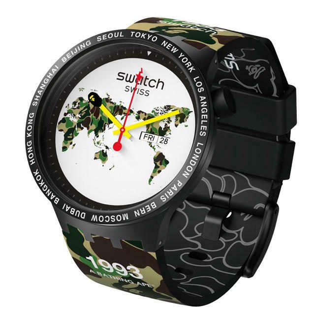 Swatch x Bape Big Bold The World Edition S027Z700