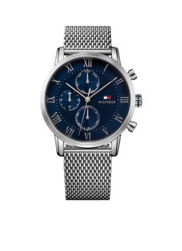 Tommy Hilfiger Horloge Kane staal zilverkleurig 44 mm TH1791398