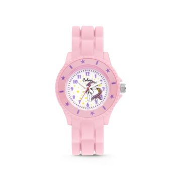 Colori Kidz 5 CLK111 Kinderhorloge met Unicorn – Siliconen Band – Ø 30 mm – Roze