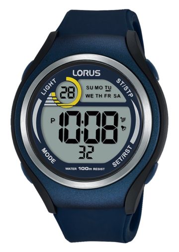 Lorus Herenhorloge Digitaal Siliconen blauw R2375LX9