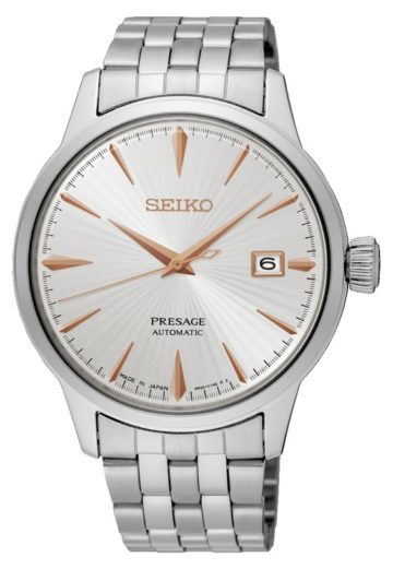 Seiko Presage Herenhorloge Presage Heren Analoog Zilverkleurig SRPB47J1