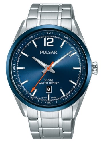 Pulsar Herenhorloge blauwe wijzerplaat PS9515X1