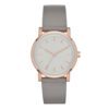 DKNY NY2341 Horloge Soho staal/leder rosekleurig-grijs