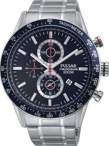 Pulsar PF8439X1 Herenhorloge Chronograaf en Tachymeter 45 mm