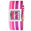 Coolwatch Kinderhorloge Stripes Pink/purple CW.149 Roze-paarse band