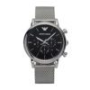 Emporio Armani Horloge Luigi staal zilverkleurig/mesh AR1811