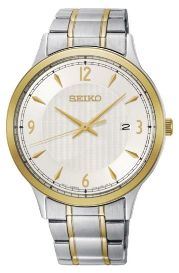 Seiko herenhorloge Quartz Analoog 40,4 mm SGEH82P1