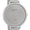 OOZOO C9855 Horloge staal/mesh zilverkleurig-grijs 40 mm