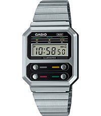 Casio Unisex horloge (A100WE-1AER)