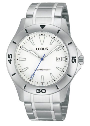 Lorus RH919DX9 horloge zilverkleurig 40 mm