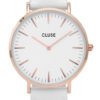 Cluse CW0101201021 horloge La Boheme rosegold-white 38 mm