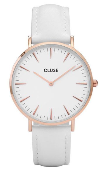 Cluse CW0101201021 horloge La Boheme rosegold-white 38 mm