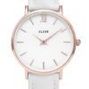 Cluse horloge Minuit rosegold-white 33 mm CW0101203021