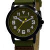Coolwatch kinderhorloge 'Jort' canvas-staal groen-bruin CW.246