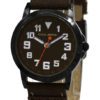 Coolwatch kinderhorloge 'Jort' canvas-staal bruin-zwart CW.247