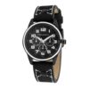 Coolwatch CW.251 kinderhorloge 'Jack Zwart' staal-leder