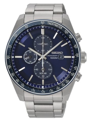 Seiko SSC719P1 Herenhorloge Solar, Tachymeter en Chronograaf 43,2 mm