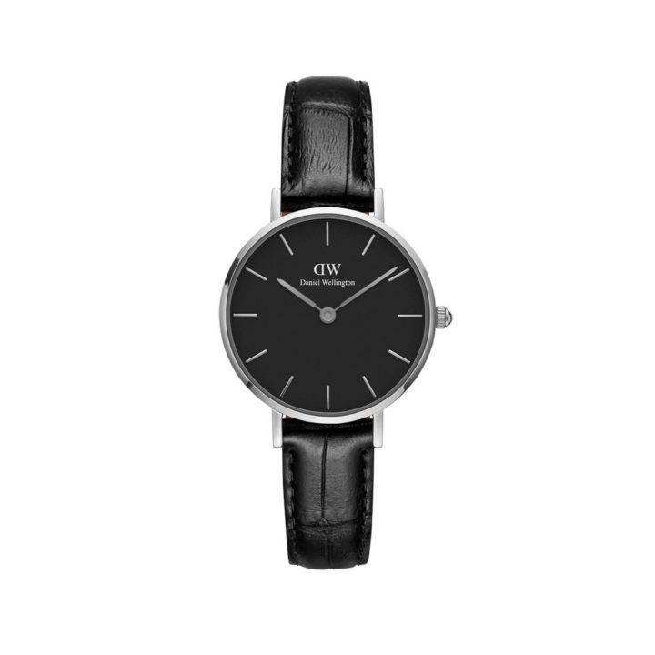 Daniel Wellington DW00100235 Classic Petite 28 mm Reading Black silver horloge