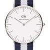 Daniel Wellington Horloge Classy Glasgow 36 mm silver-blauw-wit DW00100047