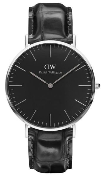 Daniel Wellington Horloge Classic Reading silver-black 40 mm DW00100135