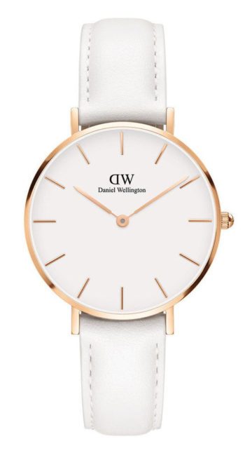Daniel Wellington Horloge 'Petit Bondi' rosé-white 32 mm DW00100189