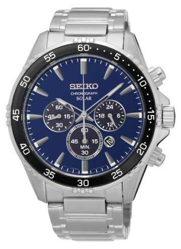 Seiko SSC445P1 Herenhorloge Solar Chronograaf 43,3 mm