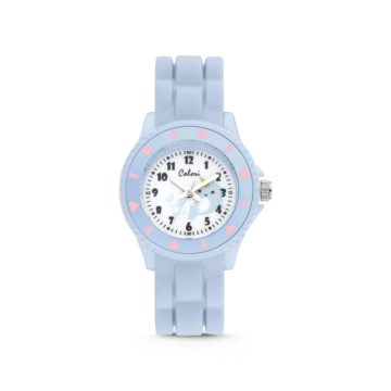 Colori Kidz 5 CLK114 Kinderhorloge met Walvis – Siliconen Band – Ø 30 mm – Blauw