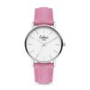 Colori XOXO 5 COL563 Horloge - Denim Band - Ø 36 mm - Roze / Zilverkleurig