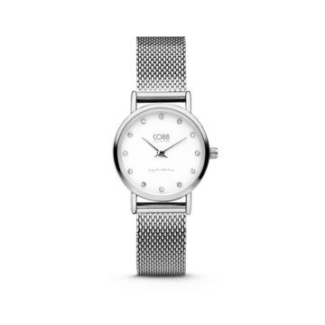 CO88 Collection 8CW-10061 – Horloge – mesh band – zilverkleurig – ø 24 mm