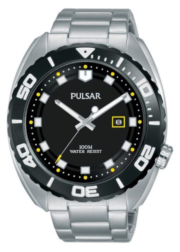 Pulsar herenhorloge met gele accenten 44,5 mm PG8283X1