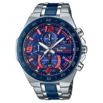 Casio Edifice EFR-564TR-2AER Horloge Scuderia Toro Rosso limited edition 2019 met gratis cap 48 mm
