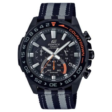 Casio Edifice EFS-S550BL-1AVUEF Premium Horloge Chronograaf, Solar 47 mm