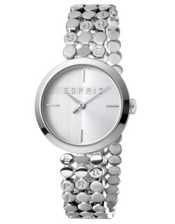 Esprit Horloge + Armband Bliss staal 32 mm zilverkleurig ES1L018M0015