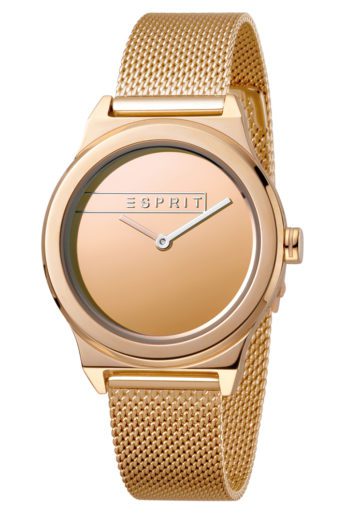 Esprit Horloge Magnolia staal 34 mm rosékleurig ES1L019M0095